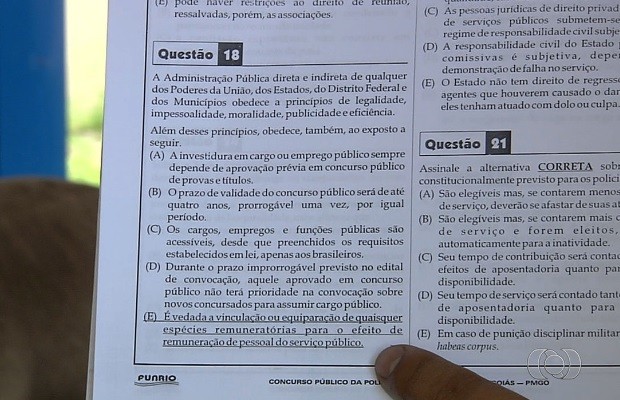 MP-GO pede à Justiça suspensão imediata do concurso público da PM